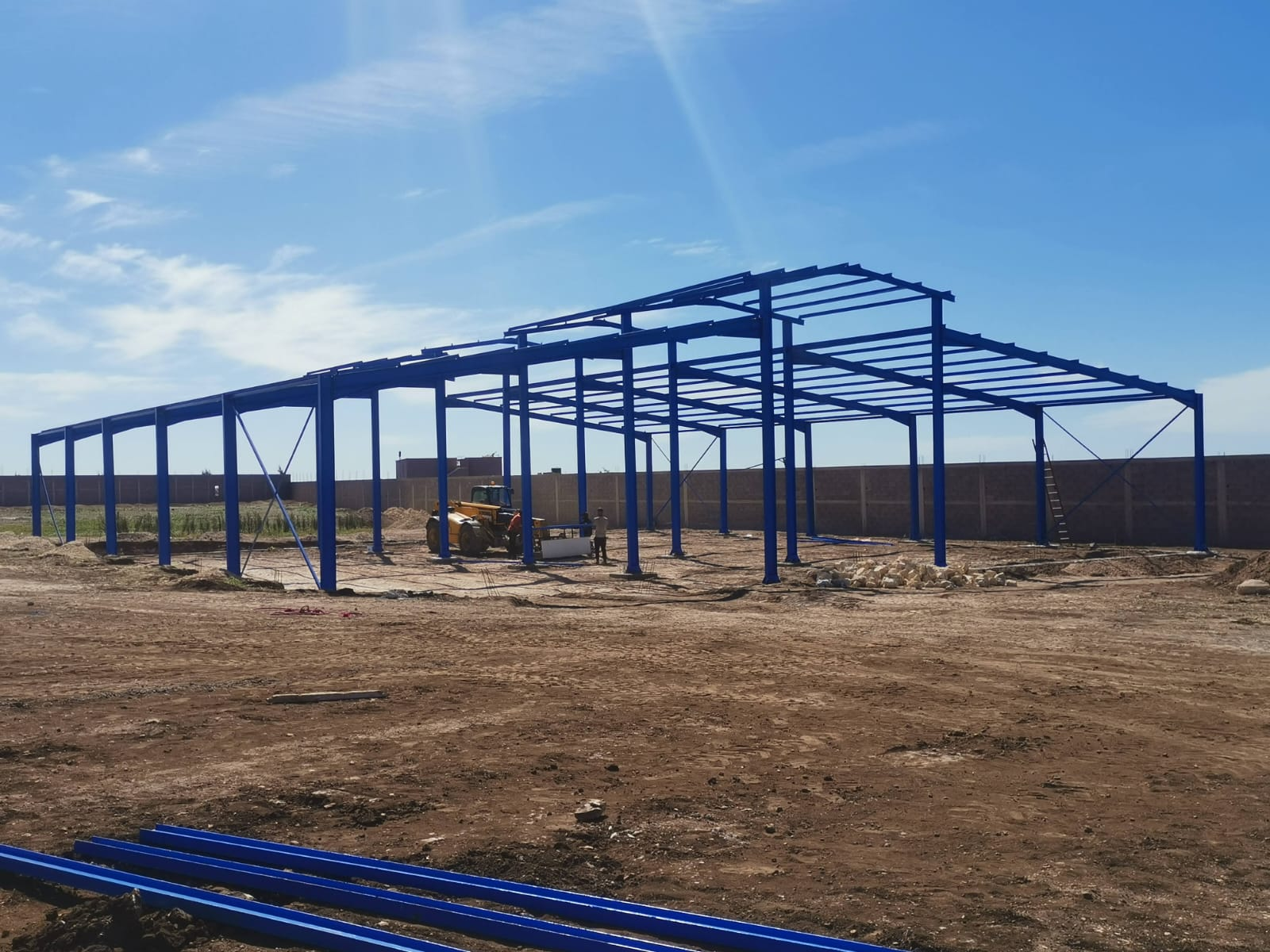 Grand projet de structure métallique MECMA